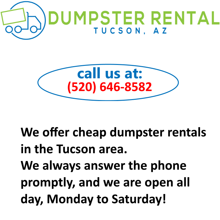 Tucson dumpster rental service